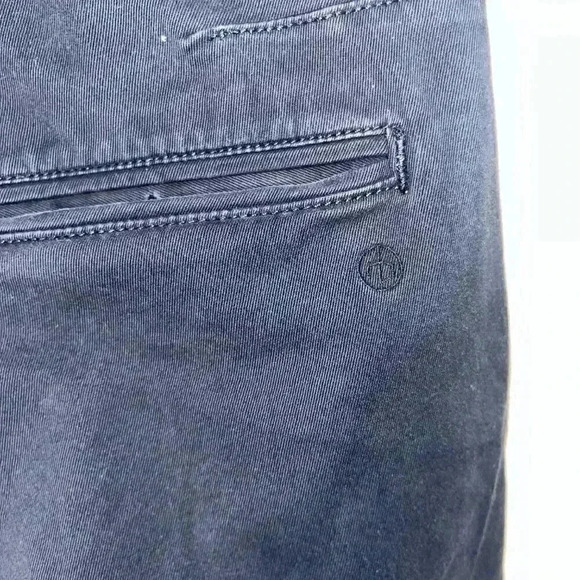 Rag & Bone | Fit 1 Skinny Slim Pant with Rough Hem - Navy / Sz 29R - Picture 9 of 15